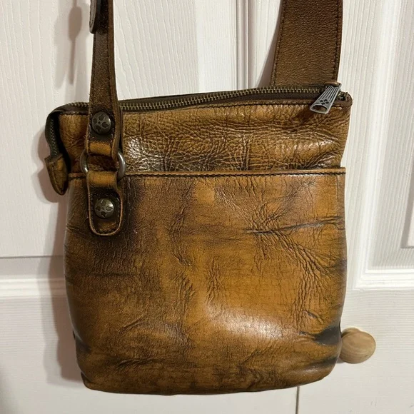 Patricia Nash Brown Leather Crossbody Bag - Picture 2 of 10